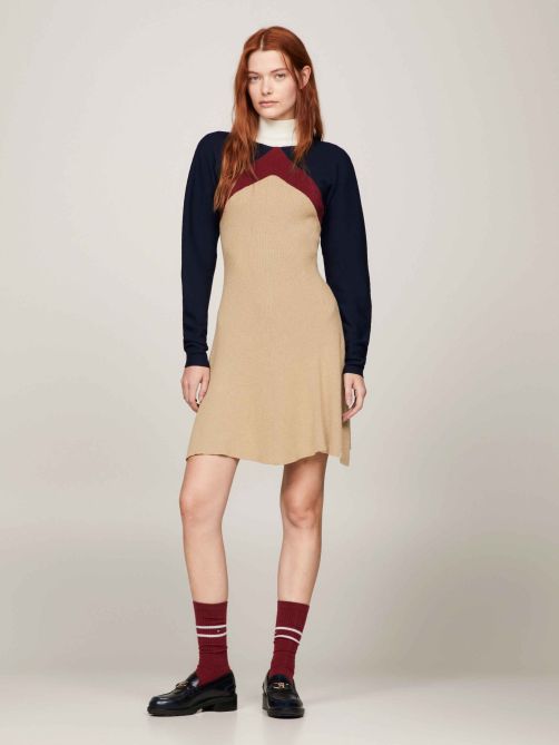 Fitted sweater dress online