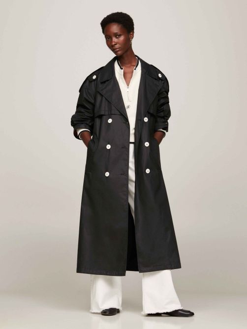 Double Breasted Oversized Trench Coat Tommy Hilfiger