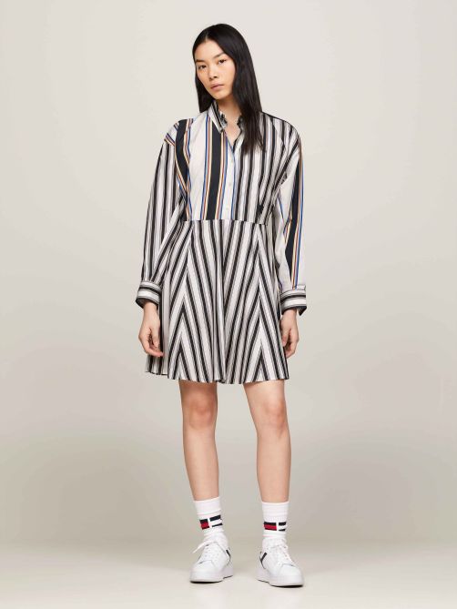 Tommy x CLOT Stripe Shirt Dress