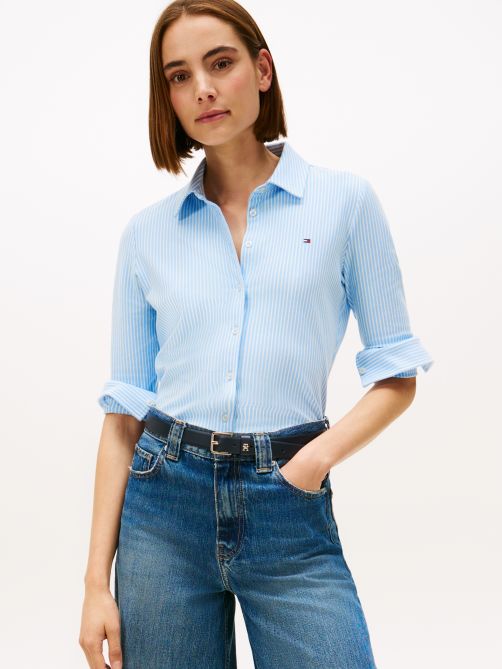 قميص بيكيه بقصة ضيقة من مجموعة 1985