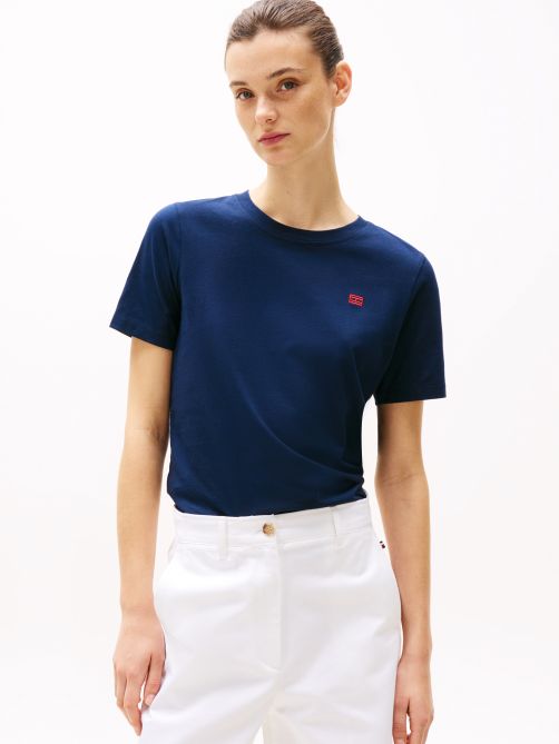 Contrast Flag T-Shirt