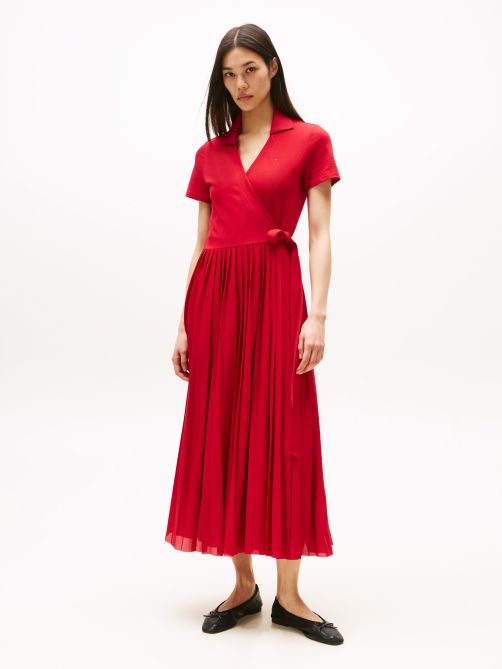 1985 Midi Wrap Polo Dress