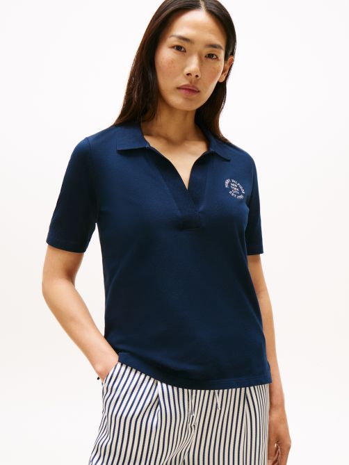 Regular Fit Logo Embroidery Polo Shirt