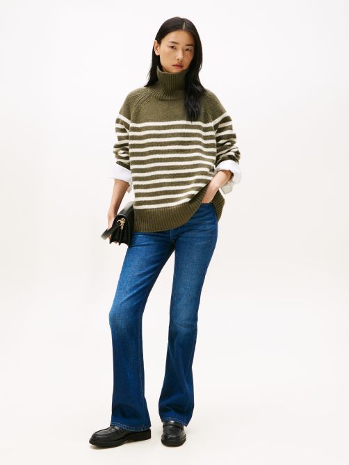 Faded Mid Rise Bootcut Jeans