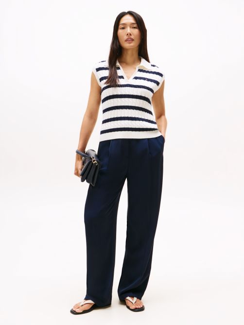 Relaxed Straight Trousers