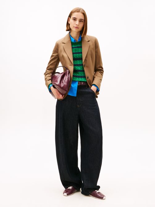 High Rise Loose Balloon Leg Jeans