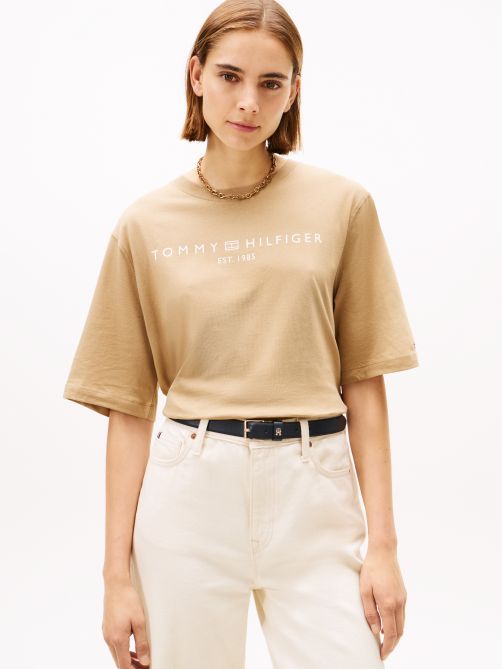 Logo Jersey Relaxed Crew Neck T-Shirt