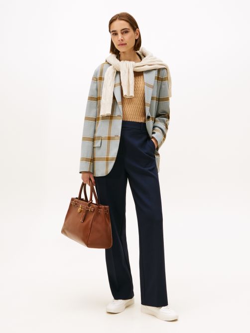 بنطلون مريح بساق مستقيمة