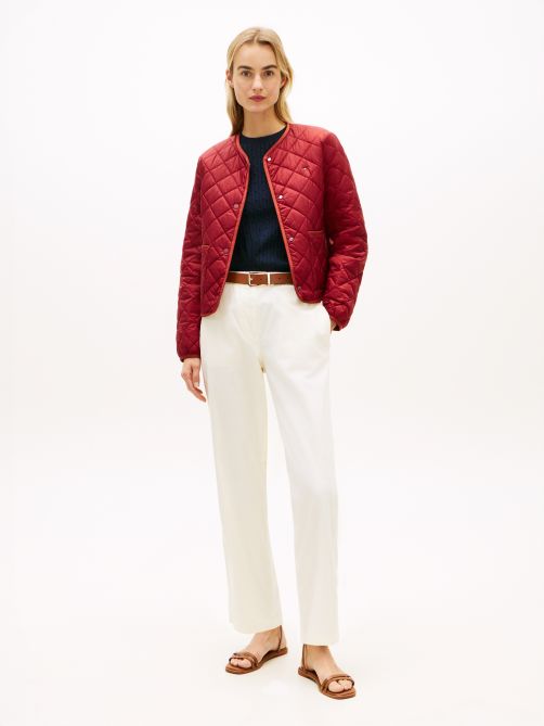 Washed Slim Straight Leg Chinos