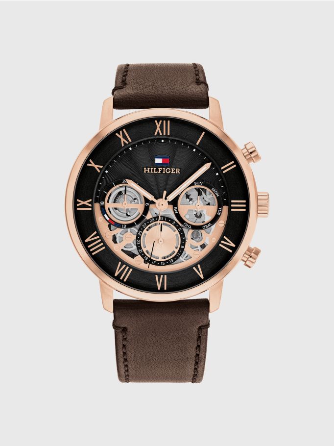 LEGEND BROWN LEATHER MENS Watch Tommy Hilfiger