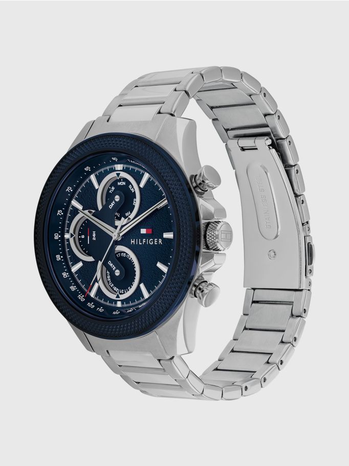 CLARK STAINLESS STEEL MENS Watch | Tommy Hilfiger