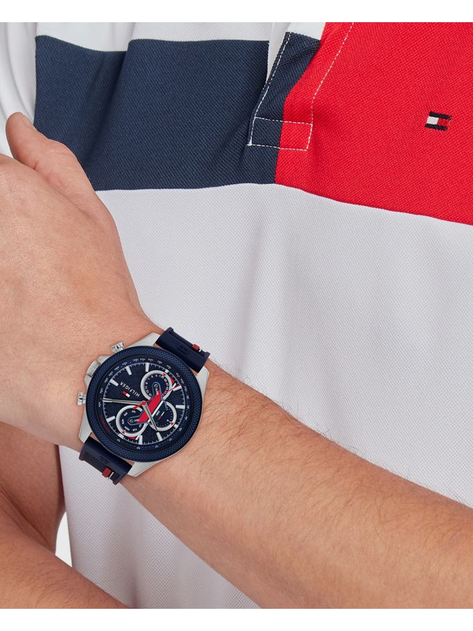 CLARK MULTIPLE COLOR SILICONE MENS Watch | Tommy Hilfiger