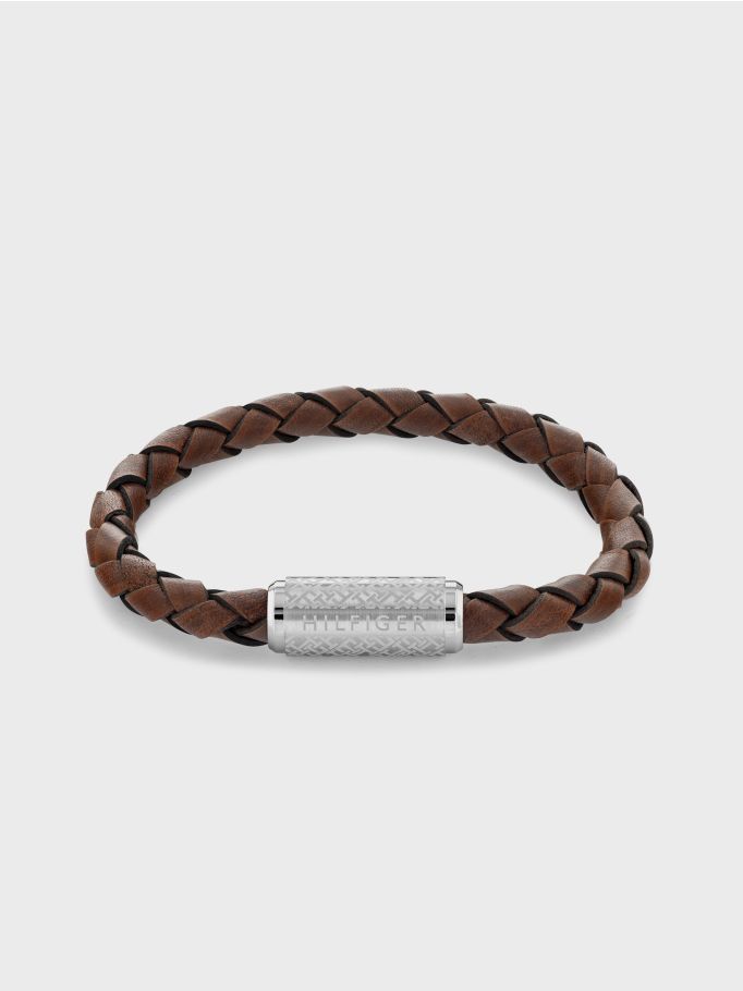 Braided Leather Bracelet Tommy Hilfiger