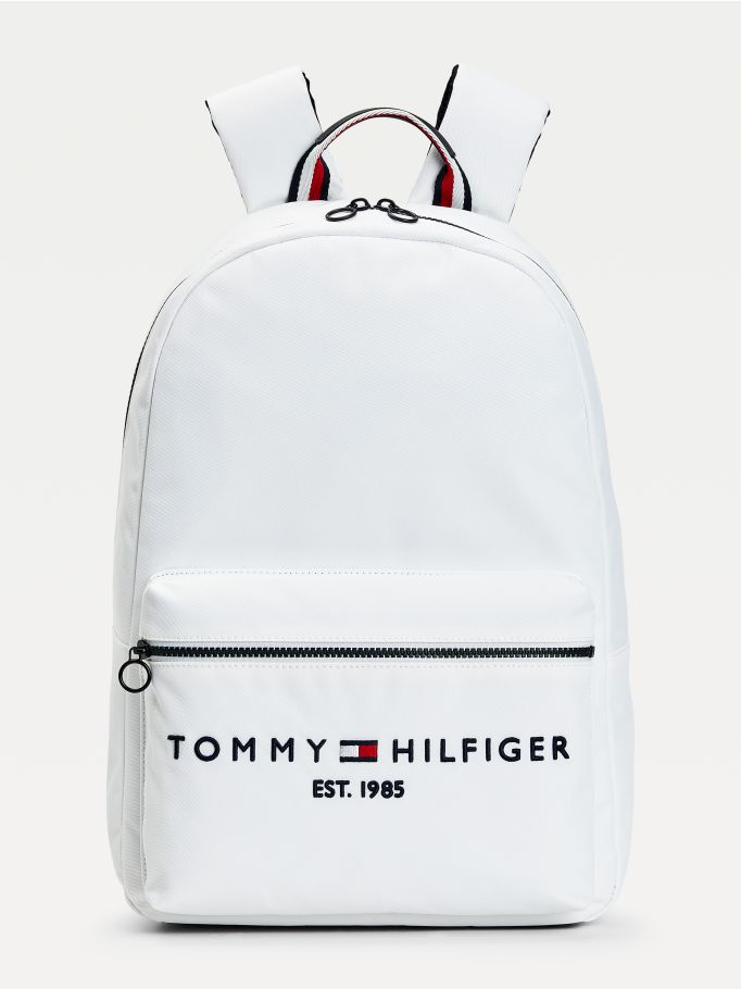 tommy hilfiger silver backpack
