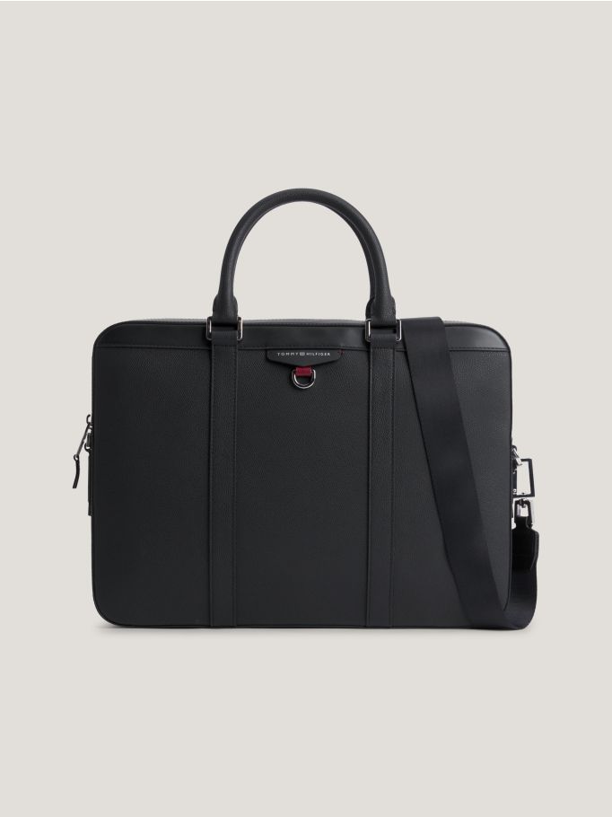 Boss leather laptop discount bag