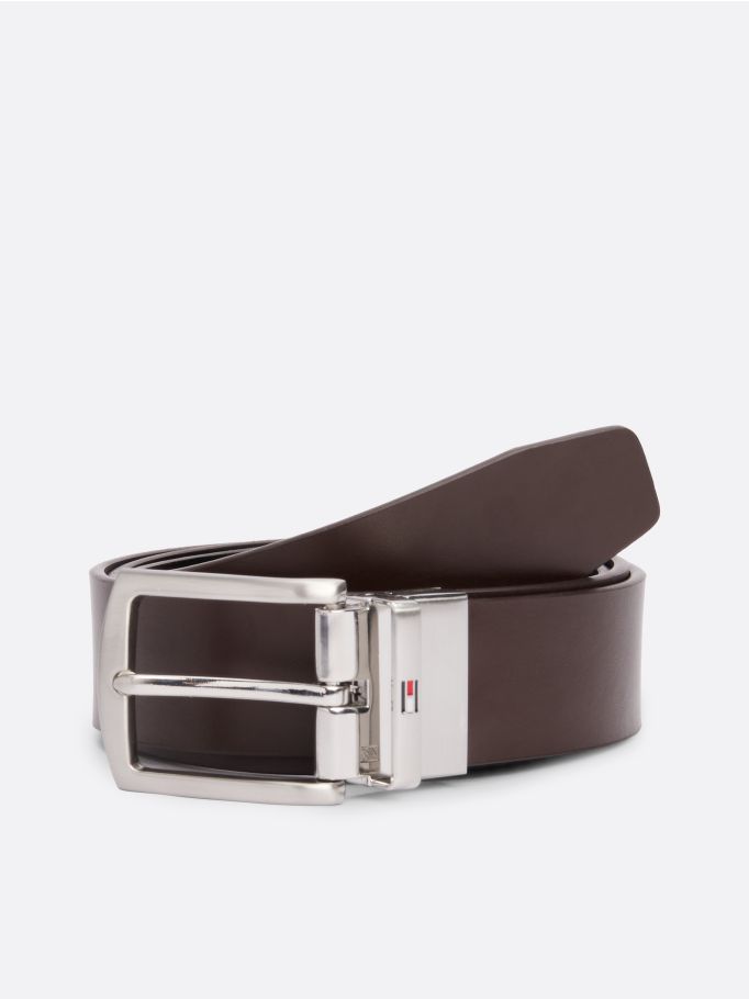 Reversible Leather Belt, Dual-Sided Design Tommy Hilfiger