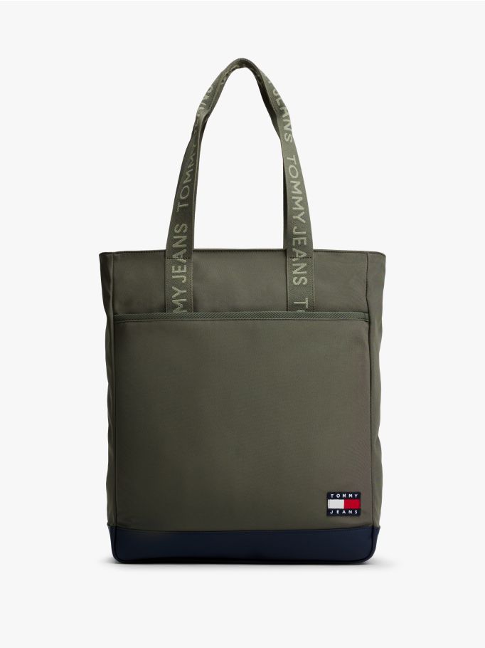 Sophisticated Essential Logo Strap Tote Bag Tommy Hilfiger