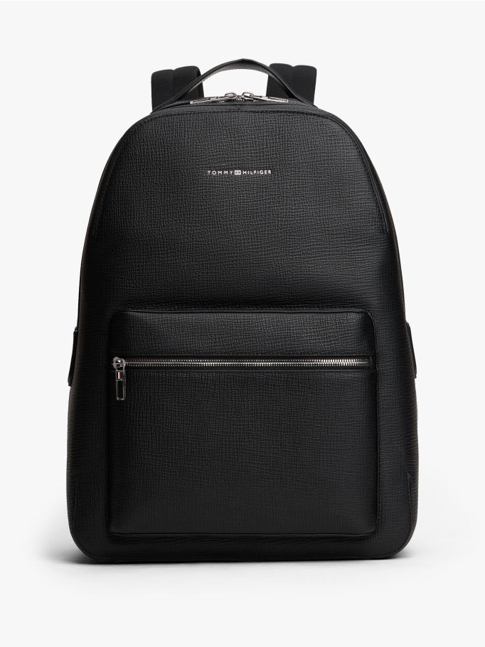 Soft TH Business Lthr Double Zip Backpack Tommy Hilfiger