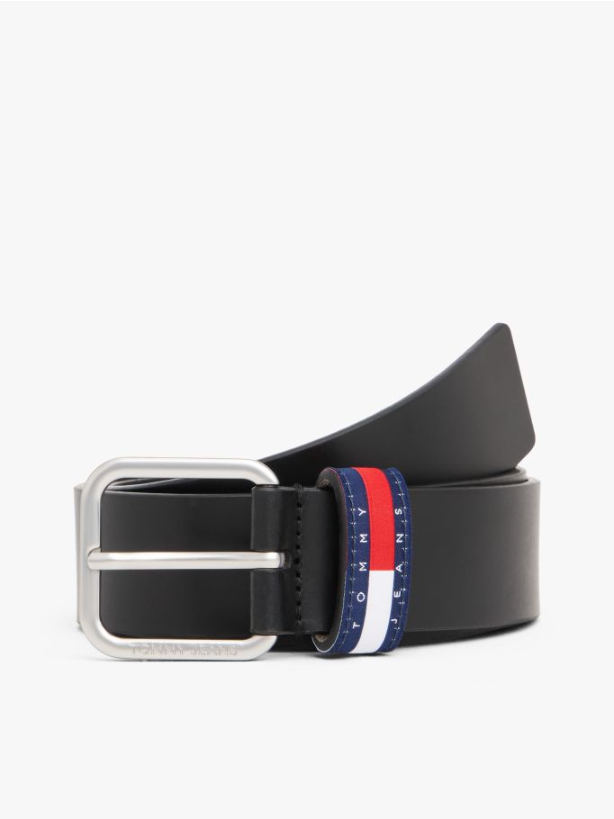 Ryan Logo Keeper Belt Black | Tommy Hilfiger