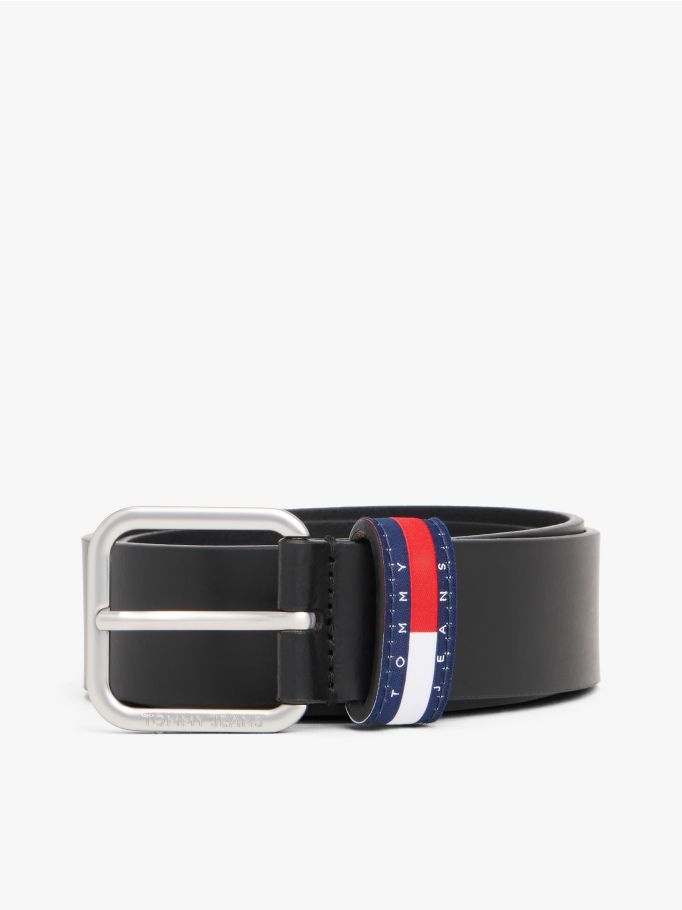 Ryan Logo Keeper Belt Black | Tommy Hilfiger