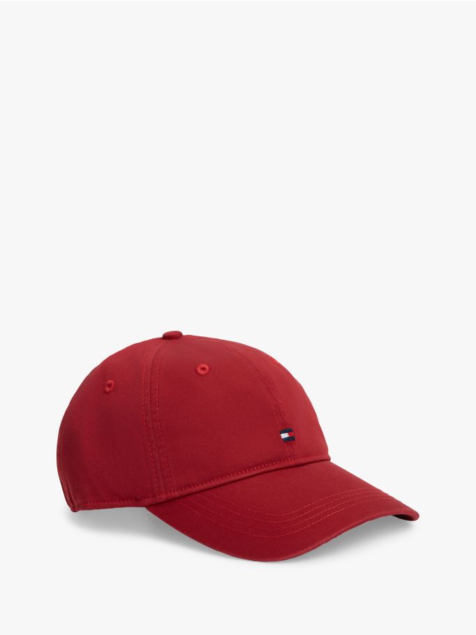 Hilfiger Flag Embroidery Baseball Cap - Red | Tommy Hilfiger