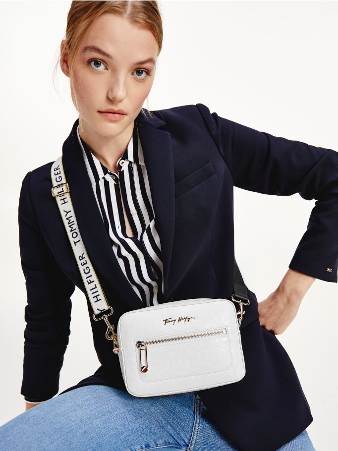 Iconic Monogram Signature Logo Camera Bag