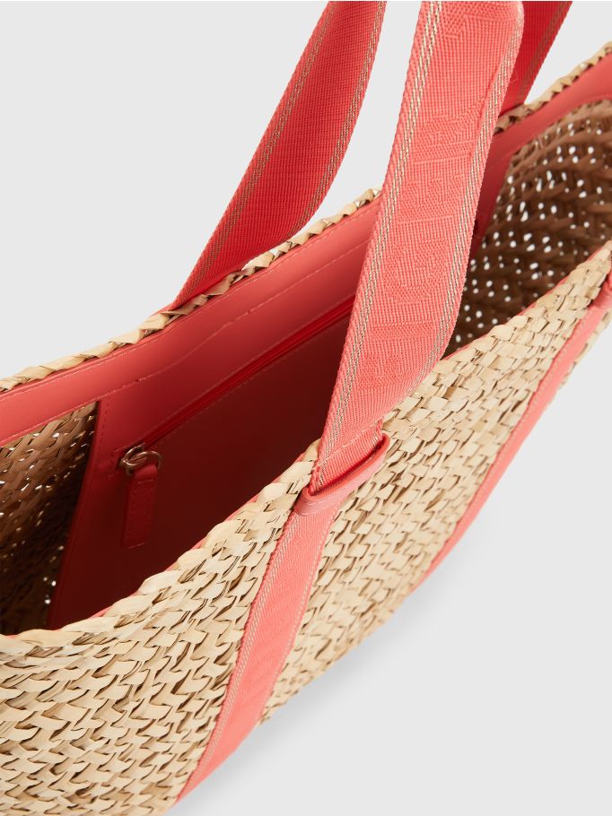 Straw Signature Beach Tote