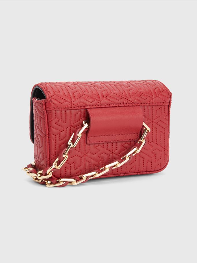 Turn Lock Leather Small Crossover Bag | Tommy Hilfiger®
