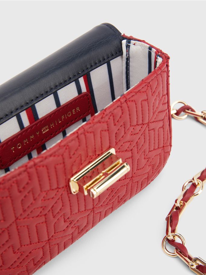 Turn Lock Leather Small Crossover Bag Tommy Hilfiger®