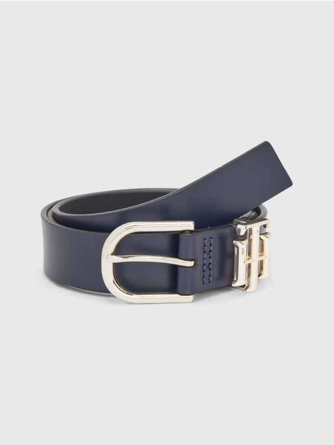 Monogram Leather Belt Tommy Hilfiger®