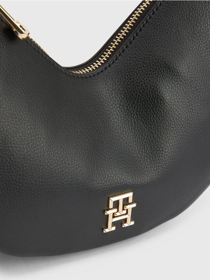 TH Monogram Hobo Shoulder Bag Tommy Hilfiger