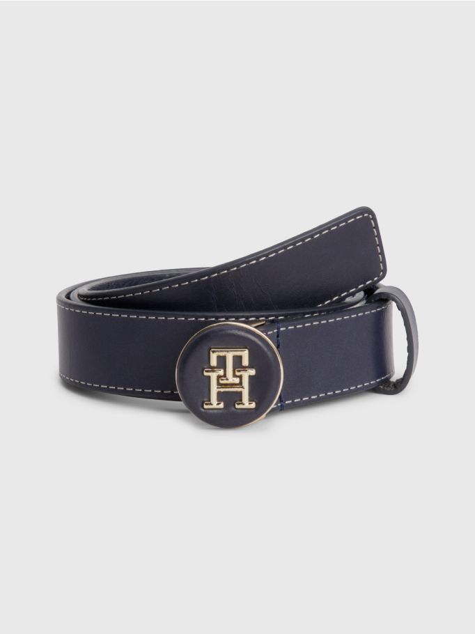 Round buckle belt tommy 2025 hilfiger