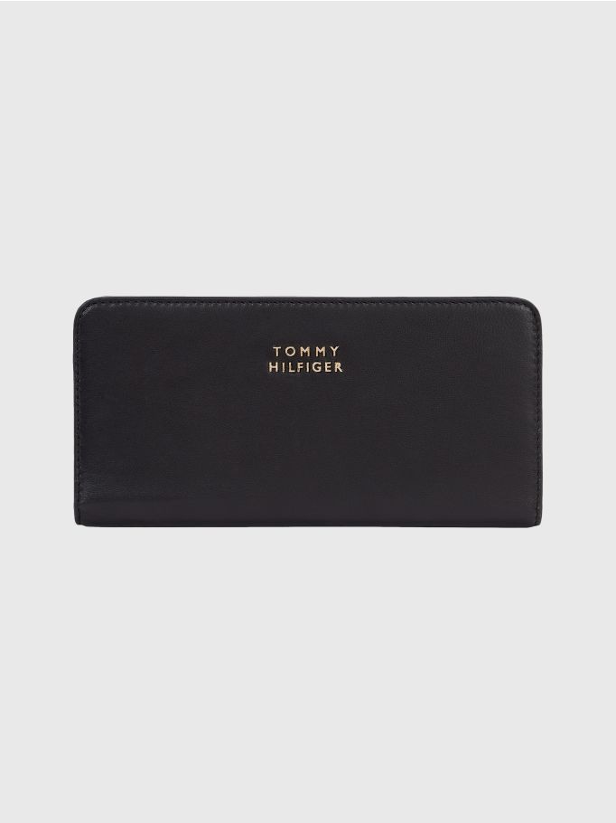 Casual Leather Chic Large Wallet | Tommy Hilfiger