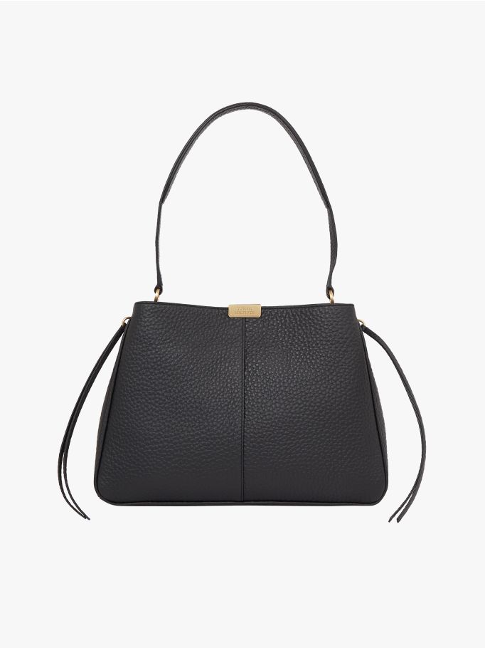 Sleek Casual Pebble Grain Lthr Shoulder Bag | Tommy Hilfiger