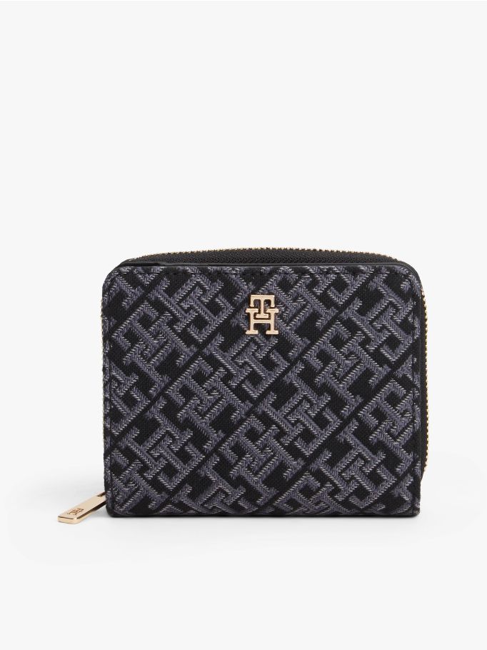 Bold Hilfiger Icon Zip-Around Wallet | Tommy Hilfiger