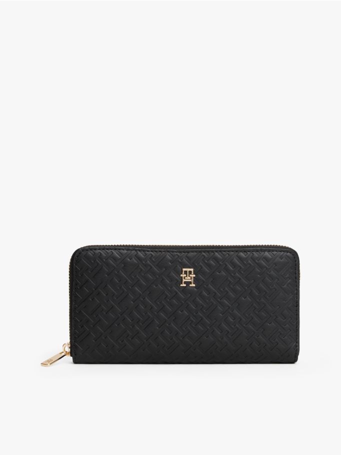 【th products】 Zip Around Wallet Breezy TH Monogram Zip-Around Wallet | Tommy Hilfiger