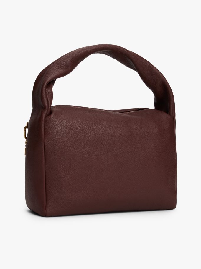 City Twist Handle Shoulder Bag Black | Tommy Hilfiger
