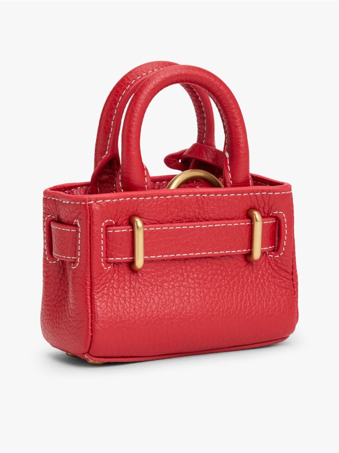 Red American Icon Leather Chain Bag | Tommy Hilfiger