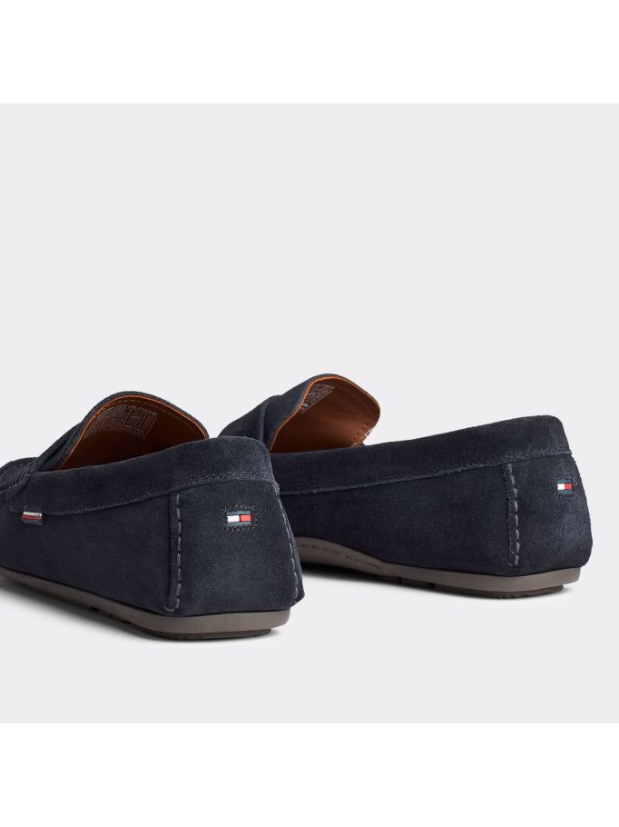 tommy hilfiger blue loafers