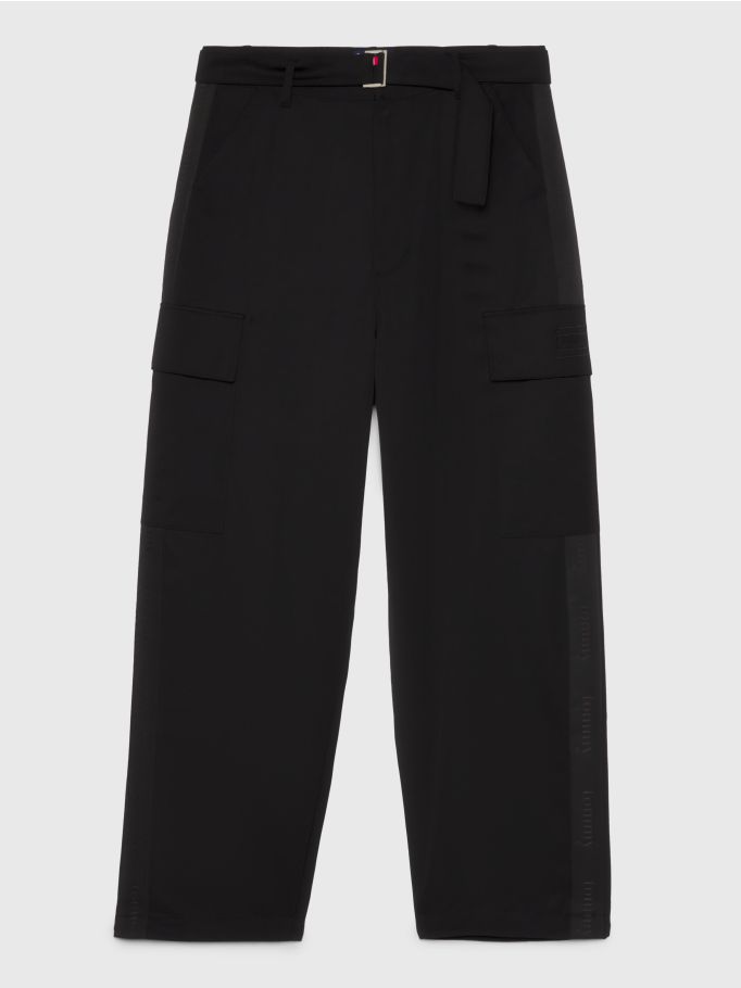 Wide Leg Belted Cargo Trousers | Tommy Hilfiger