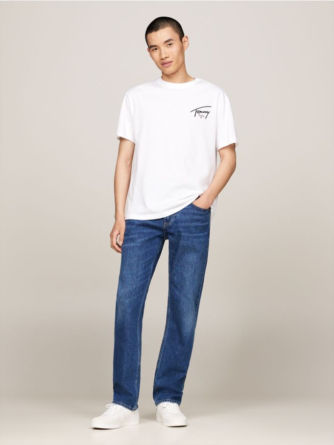 Signature Logo Crew Neck T-Shirt | Tommy Hilfiger