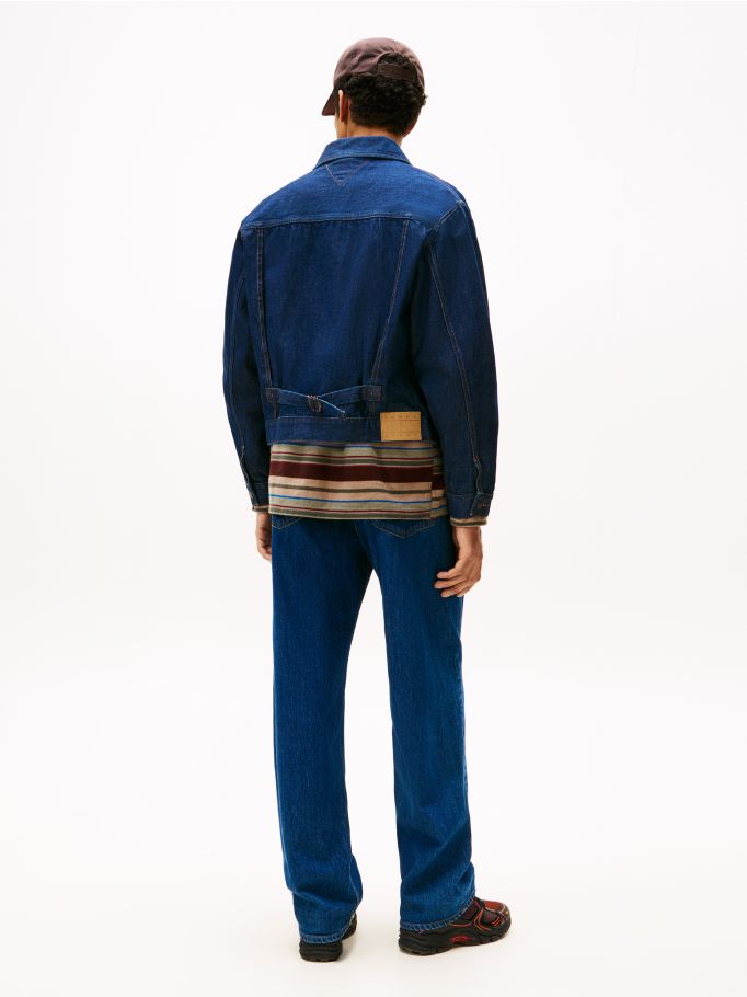 Chic Pleated Denim Trucker Jacket | Tommy Hilfiger