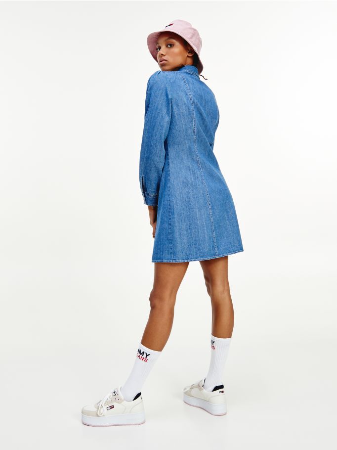 Tommy Badge Mini Shirt Dress | Tommy 