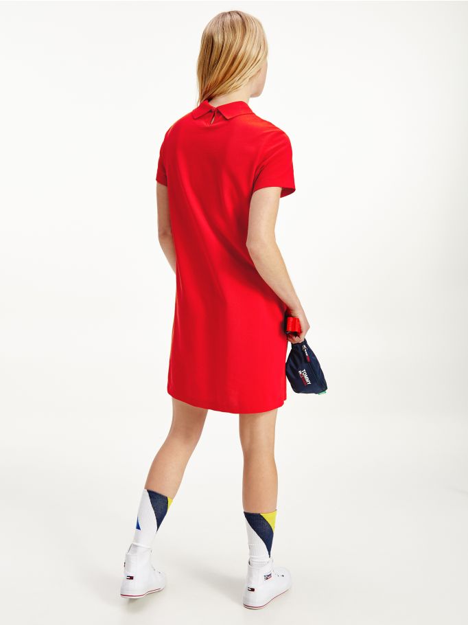 Tommy Jeans Essential Logo Polo Dress 