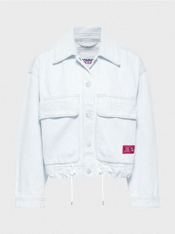 supreme white denim jacket