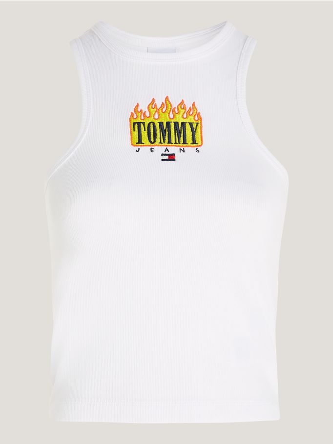 FLAMING HEART TOMMY TEE