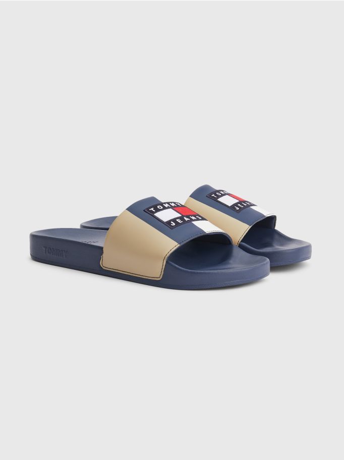 Clear tommy deals hilfiger slides