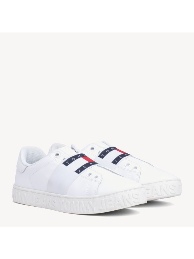 tommy jeans slip on logo trainers