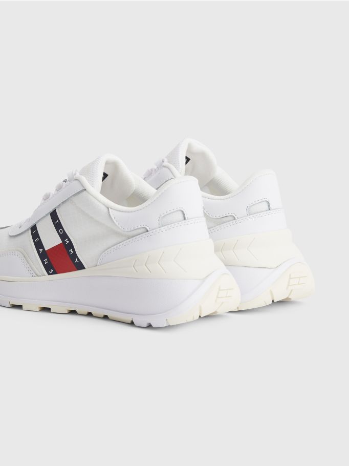 Retro Leather Logo Trainers | Tommy Hilfiger®