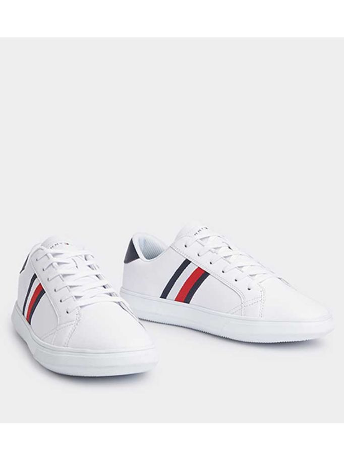 tommy hilfiger essential leather trainers